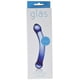 thumbnail image 2 of Glas 6" Curved G-Spot Glass Dildo - Blue, 2 of 2