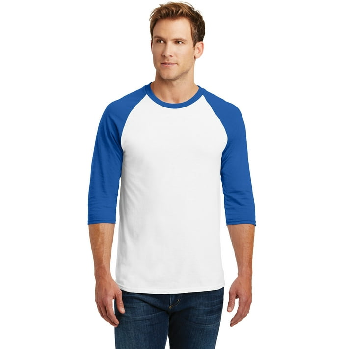 Heavy Cotton #8482 3/4-Sleeve Raglan T-Shirt - Walmart.com