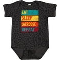 thumbnail image 3 of Inktastic Lacrosse Player Eat Sleep Lacrosse Repeat Boys or Girls Baby Bodysuit, 3 of 5