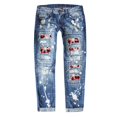 thumbnail image 2 of Vedolay Women's Pants Women's Jeans High Waisted Straight Leg Denim Pants,A XL, 2 of 4