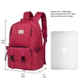 thumbnail image 2 of KAUKKO Stylish Laptop Backpack Multipurpose Daypack,18.49L（21 Red）, 2 of 5