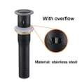 thumbnail image 2 of Tcbosik 4 inch Oil Rubbed Bronze Bathroom Sink Faucet with Pop-up Drain and Supply Hoses, Plastic Casting 2-Handle Faucet for Bathroom Sink Vanity RV, 2 of 9
