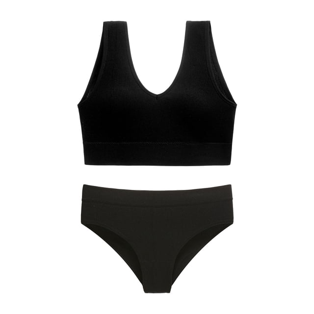 Ropa interior de mujer sin aros de acero, sujetador deportivo con tirantes, camiseta sin mangas y pantalones, fajas para mujer