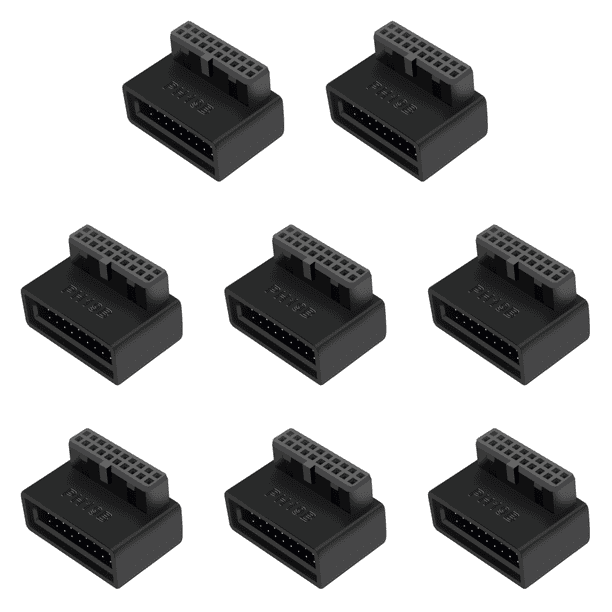 Convertidor Enchufe Adaptador Encabezado USB 3.0 19P 20P para Placa Base Computadora (B)