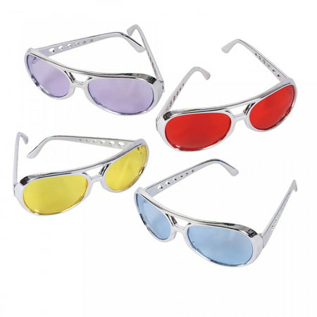 Colored Rock Star Sunglasses