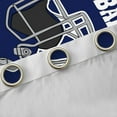 thumbnail image 4 of Erosebridal American Football City Curtains for Living Room,Chicago Blackout Curtains Set of 2(38x45),Blue Rugby Helmet Curtains and Drapes(38x45) For Boys,Lightweight Room Decoration, 4 of 6