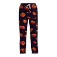 thumbnail image 2 of Satingcolo Funny Halloween Men's Pajama Pants, Halloween Pajama Bottoms for Men,Comfortable Soft Sleepwear Lounge Pant Sleep Pjs Bottoms, 2 of 6