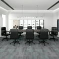 thumbnail image 3 of Boss Office Products CaressoftPlus Vinyl High Back Office Adjustable Executive Chair with Casters, Black, 3 of 9