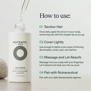 Nutrafol Womens Hair Serum, Supports Visibly Thicker and Stronger Hair, Vegan, Lightweight and Fast-Absorbing