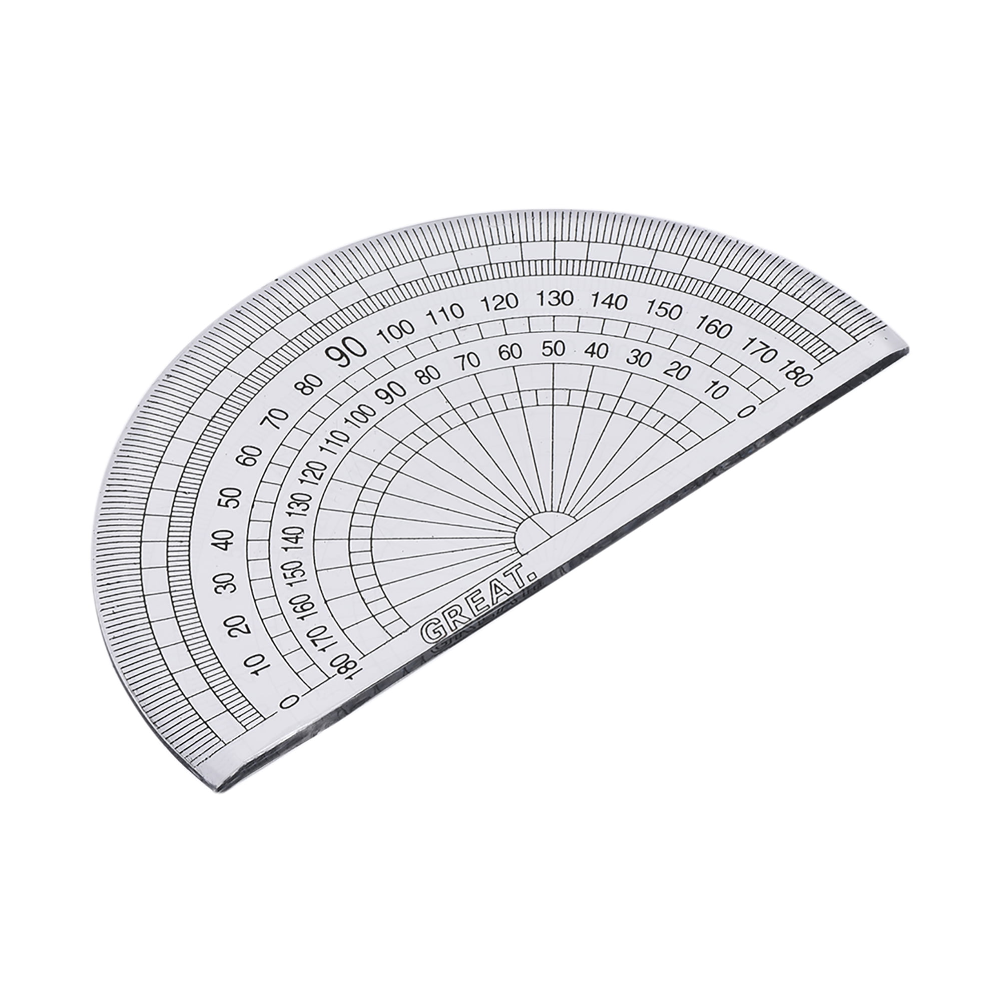 Protractor 180 Degree Drawing Measuring Tool Stationery 28Pcs Walmart