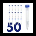 thumbnail image 2 of Tubos de CentríFuga CóNicos CientíFicos de 15 Ml, [Paquete de 50] Tubos de Ensayo de PláStico con Tapones de Rosca, Tubos de Ensayo EstéRiles de 15 Ml con Tapas, 2 of 8