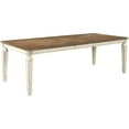 thumbnail image 3 of Home Square Set of 9 Extendable Dining Table and Side Chair in Chipped White, 3 of 16