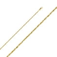 thumbnail image 1 of Solid 14k Yellow Gold 2MM Diamond-Cut Rope Chain Necklace - 20 Inches, 1 of 2