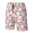 thumbnail image 5 of Kdxio Daisies Flowers Pattern Mens Casual Shorts - Drawstring Summer Beach Sports Shorts for Men, 5 of 9