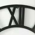thumbnail image 6 of Mercana Stoke 42L X 2.0W X 42H Black Iron Round Wall Clock, 6 of 8
