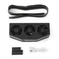 thumbnail image 1 of Car Exhaust Fan Solar Air Circulation Cooling High Wind 3 Head Ventilation Fan, 1 of 9