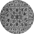 thumbnail image 1 of Ahgly Company Indoor Round Oriental Gray Industrial Area Rugs, 3' Round, 1 of 4