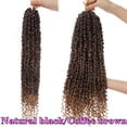 thumbnail image 4 of SEGO 18 inch Passion Twist Braiding Hair Water Wave Crochet Hair Passion Twist Crochet Hair Braids Synthetic Crochet Hair Extensions, 4 of 10
