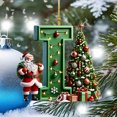 thumbnail image 4 of Christmas Tree Letter Decoration Pendant with Santa and Xmas Tree, Personalized Alphabet Christmas Ornaments for Xmas Tree Hanging Decor, 4 of 4