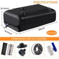 thumbnail image 5 of Water Storage Bladder, Tank 65 Gallon Foldable Portable Storage, Large Containers with 3/4" PVC Spigot and Overflow Kit for Camping, Garden, Emergency, 5 of 9