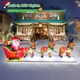 thumbnail image 3 of Colgador inflable navideño de Papá Noel de 12 pies con renos, 3 of 6