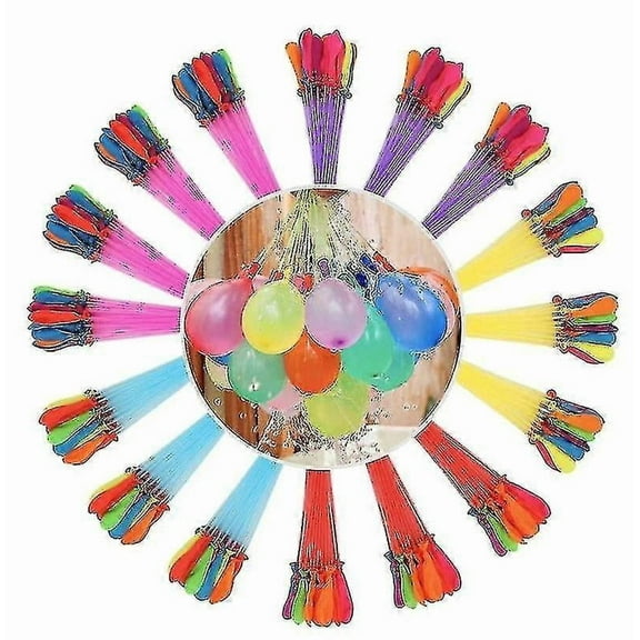 RAIN 592pcs Water Balloons Set Instant Water Fill Balloons Self Sealing Balloons For Pool Party