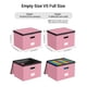 thumbnail image 3 of Caja organizadora de archivos Oterri, paquete de 2 unidades, grande, con tapa, rosa, 3 of 7