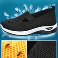 thumbnail image 5 of TNOBHG Casual Work Shoes Women's Casual Shoes Hollow Out Super Breathable Soft Sole Slip-on Anti-skid Arch Support Walking Shoes for Mother Grandmother Daily, 5 of 8