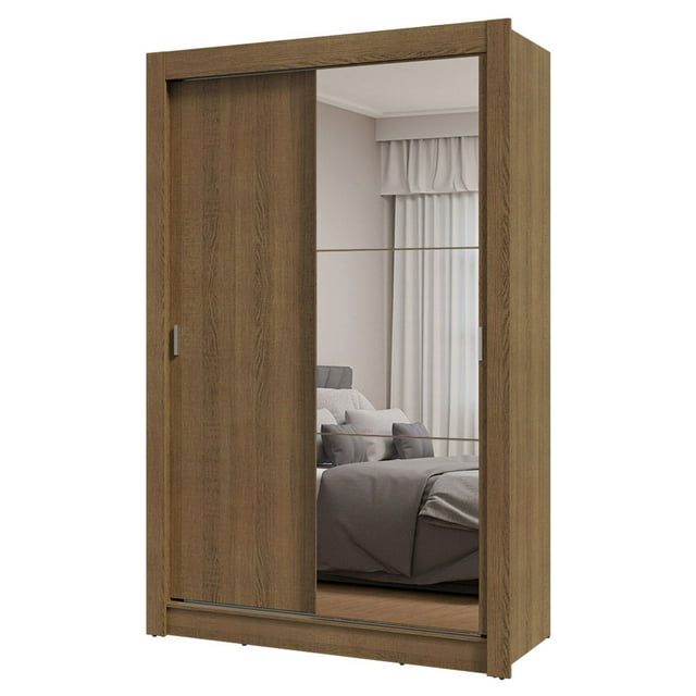 Ropero Closet Madesa Milano 2 Puertas 1 Espejo MM