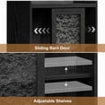thumbnail image 3 of Mr IRONSTONE Bathroom Organizers Over The Toilet Storage Cabinet Shelves Metal and Wood Restroom Shelf Furniture, 3 of 4