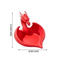 thumbnail image 3 of Dragon Shaped Decorative Tray 3D Printed Gothic Desktop Jewelry Storage Organizer Gothic Home Decor Catchall Key Holder Tray for Rings Earrings Entryway, 3 of 6