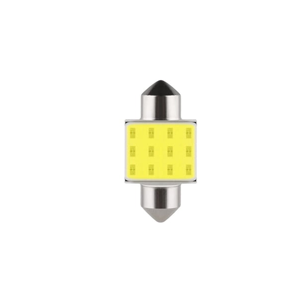 Sidaley Luz Interior Universal para coche, aleación de aluminio, luz trasera para puerta de maletero, bombilla montada en automóvil, iluminación de Bombillas para automóviles Luz azul de 12V 31MM Sidaley VI018312-09
