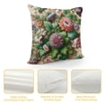 thumbnail image 4 of JRXY Vintage Pineapple Decorative Pillow Covers Tropical Plant Flower Throw Pillow Case Cushion Cover Floral Pillows Decor Pillowcase for Couch(Pineapple) White, 4 of 5