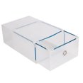 thumbnail image 2 of Neinkie Thickened Clear Plastic Stackable Shoe Boxes, Foldable Shoe Organizer Sneaker Shoe Containers Shoe Storage Bins Drop Front Shoe Storage Boxes for Men, Women & Kids, 2 of 7