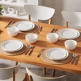 thumbnail image 6 of Vancasso 16 Pcs Dinnerware Sets, Ceramic Plates and Bowls Sets for 4, Scratch Resistant Kitchen Dinner Set , Microwave & Dishwasher Safe, 6 of 6