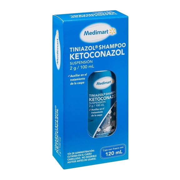 Tiniazol Shampoo Medimart 2 g/100 ml suspensión 120 ml