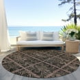 thumbnail image 6 of Addison Rugs Chantille Indoor/Outdoor Transitional Medallions Paprika Washable Round Rug, 8' x 8', 6 of 6