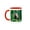 Red/White, variant on 3drose, Brazil, Mato Grosso Do Sul, Bonito. Portrait of Brown Capuchin Monkey., 11oz Mug
