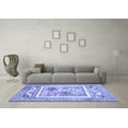 thumbnail image 3 of Ahgly Company Indoor Rectangle Abstract Blue Modern Area Rugs, 2' x 3', 3 of 4