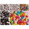 thumbnail image 2 of U8MO 100 Assorted Acrylic Inspirational Word Letter Rectangle Beads 15X8mm Kids Craft-Black with Neon Color, 2 of 9