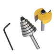 thumbnail image 4 of Rabbet Router Bit, Practical Carbon Steel + Alloy 1/4in Shank Backlash Resistance Milling Cutter Routers Bits  for Wood, 4 of 7