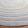 thumbnail image 3 of SAFAVIEH Cape Cod Linda Abstract Dots Polyester Area Rug, Grey/Pink, 3' x 3' Round, 3 of 4