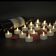 thumbnail image 2 of Velas de té simile, paquete de 24, sin llama, LED, velas falsas a batería, 100 horas de duración para bodas, fiestas, festividades, decoración del hogar, exteriores, 2 of 4
