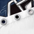 thumbnail image 4 of Erosebridal Tennessee Curtains Pack of 2 (38x45),Navy Blue Stripes Black Out Curtains,Rugby Helmet Curtains for Living Room,Stylish Living Room Decoration, 4 of 7
