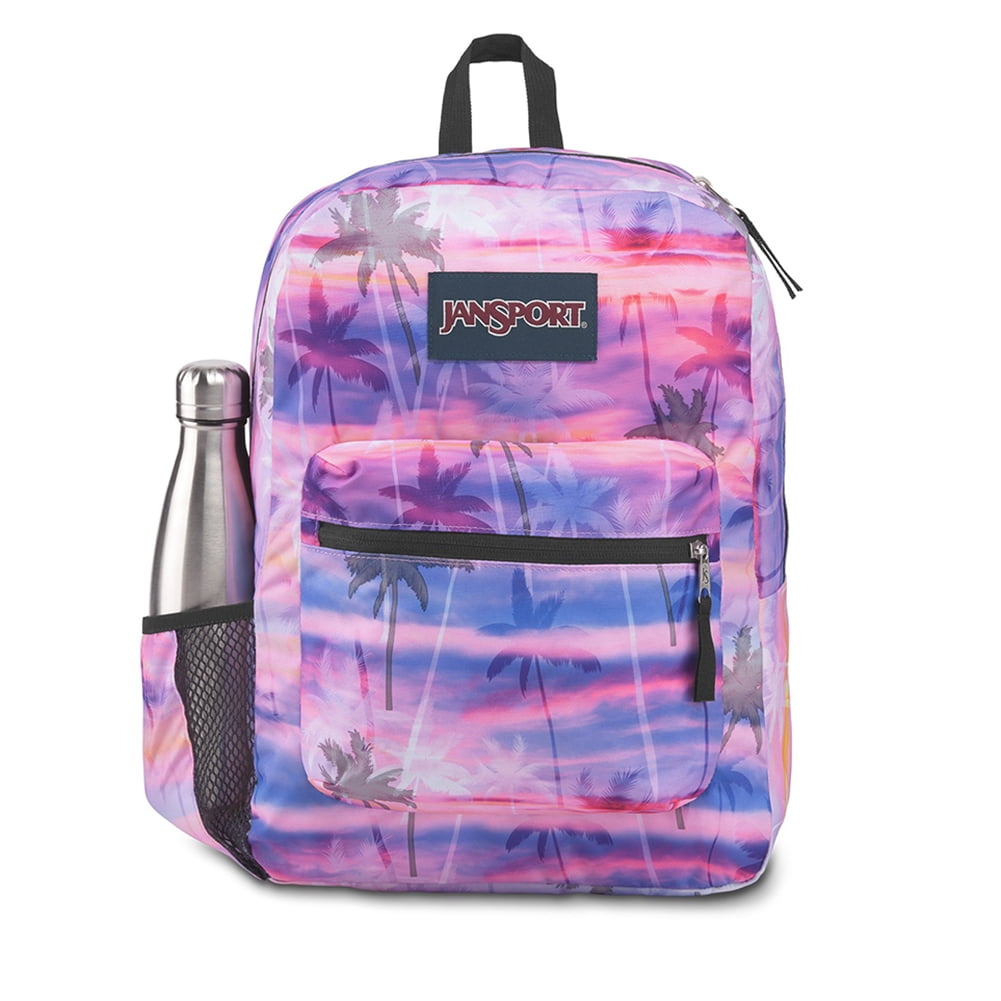 coral sparkle jansport backpack Unisex Big Student Diamond Plumeria Pink – in organizer keeps essentials in place JANSPORT Wasabi Backpack (Pink Prep/Coral