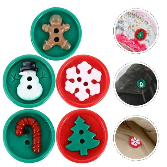 Homoyoyo 30 Pieces Resin Sewing Buttons for Crafts, Clothing, Hats, Bags, Decor Accessories