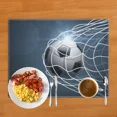 thumbnail image 5 of 2024 Placemat Soccer Football Field Print for Dining Table Linen Tableware Mat Coffee Cup Pads Dining Table Mats Kitchen Accessories, 5 of 7