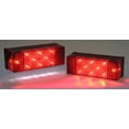 thumbnail image 2 of Peterson Mfg. Trailer Light V856 Stop/Turn/Tail Light; LED; Rectangular; Red Lens; 7.94 Inch x 2.88 Inch; With Carriage Mounting Bolts; Submersible, 2 of 3
