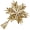 Golden snowflakes, variant on Zeiwohndc Stable Iron Christmas Treetopstar Star Traditional Festal Home Accent