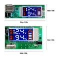 thumbnail image 3 of Medidor de voltaje Irfora Medidor de energía de voltaje de pantalla LCD grande Monitor de cantidad eléctrica con interfaz USB para probar batería de litio de 12,6 V 3S Irfora Medidor de voltaje, 3 of 6